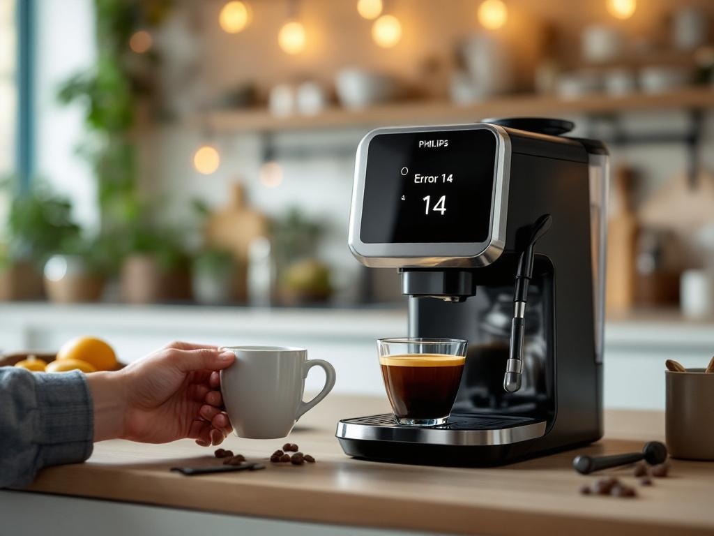 Cómo solucionar el Error 14 en Philips LatteGo 2200, 3200, 5400